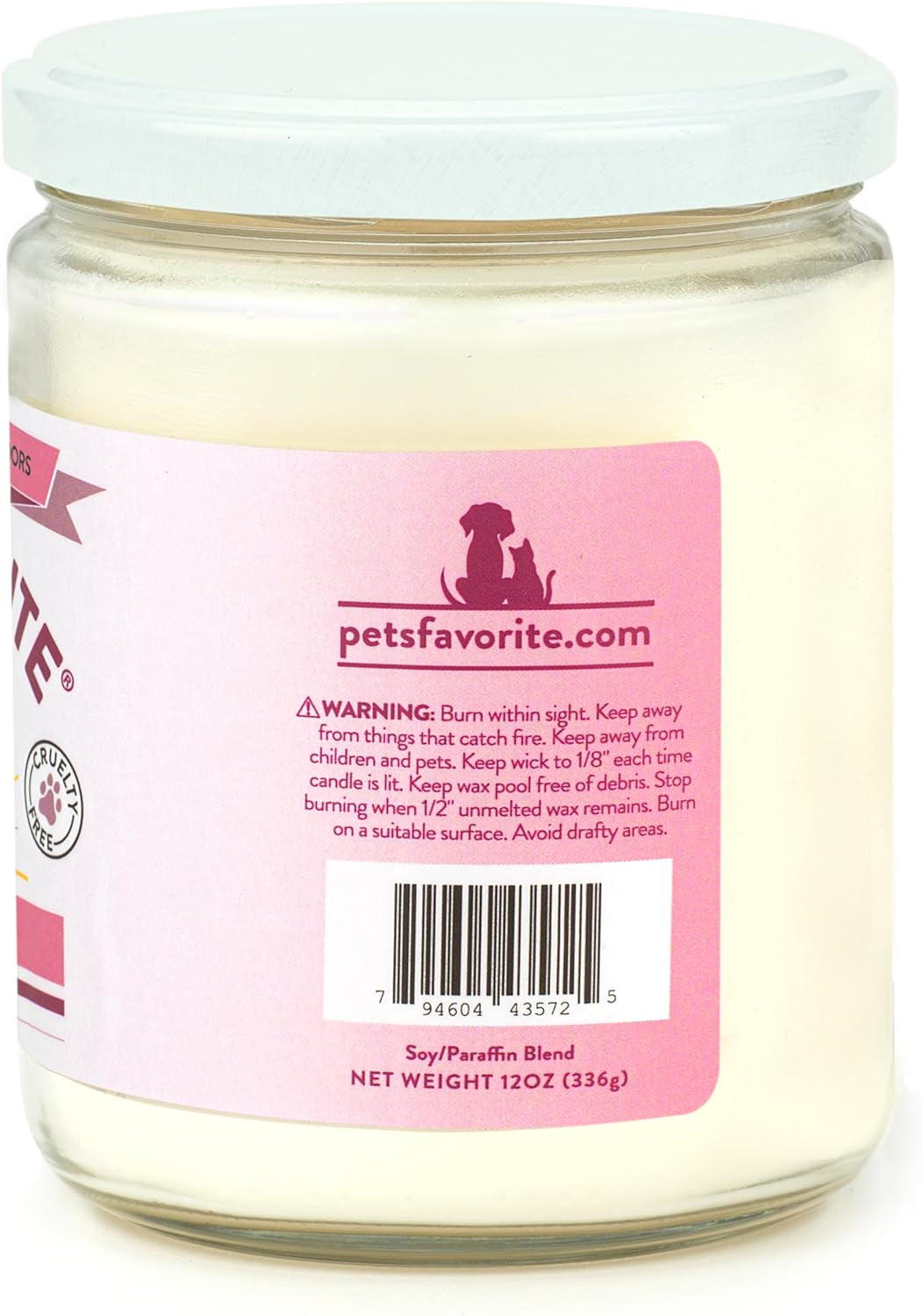 Pet Odor Candle, Clean Burning, Long Lasting Scented Candles with a Cotton Wick. (Very Berry, Pack of 1)